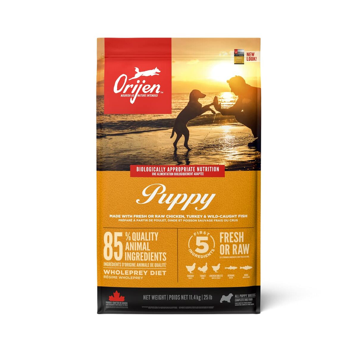 Fodder Orijen Puppy Kid/Junior Chicken Turkey Fish 11,4 Kg, view 6