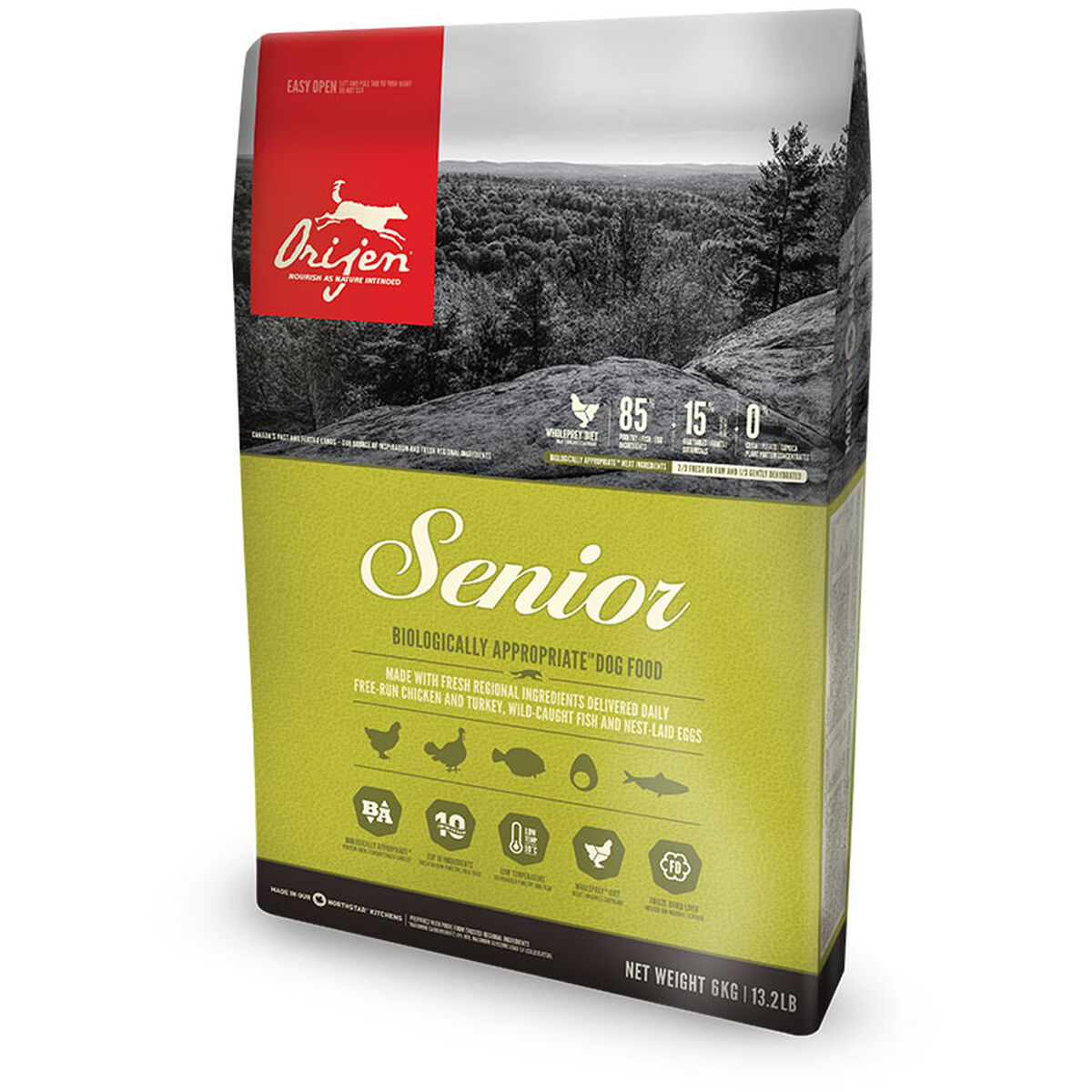 Fodder Orijen Senior Chicken Turkey Fish 6 Kg, view 2