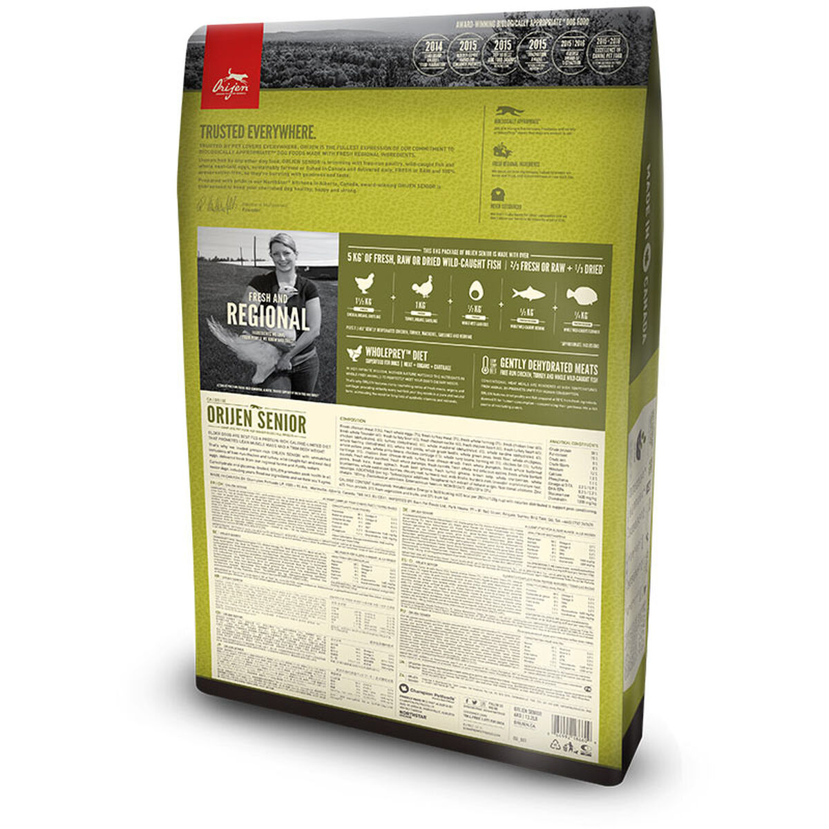 Fodder Orijen Senior Chicken Turkey Fish 6 Kg, view 4