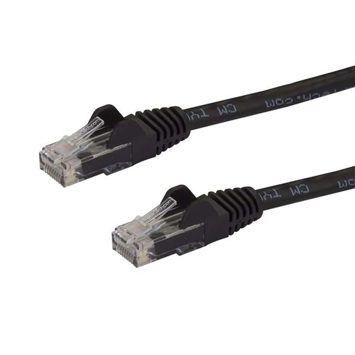 Câble Réseau Rigide UTP 6ème Catégorie Startech Cable de Red Cat6 con Conectores Snagless RJ45 - 30,4m Negro Noir
