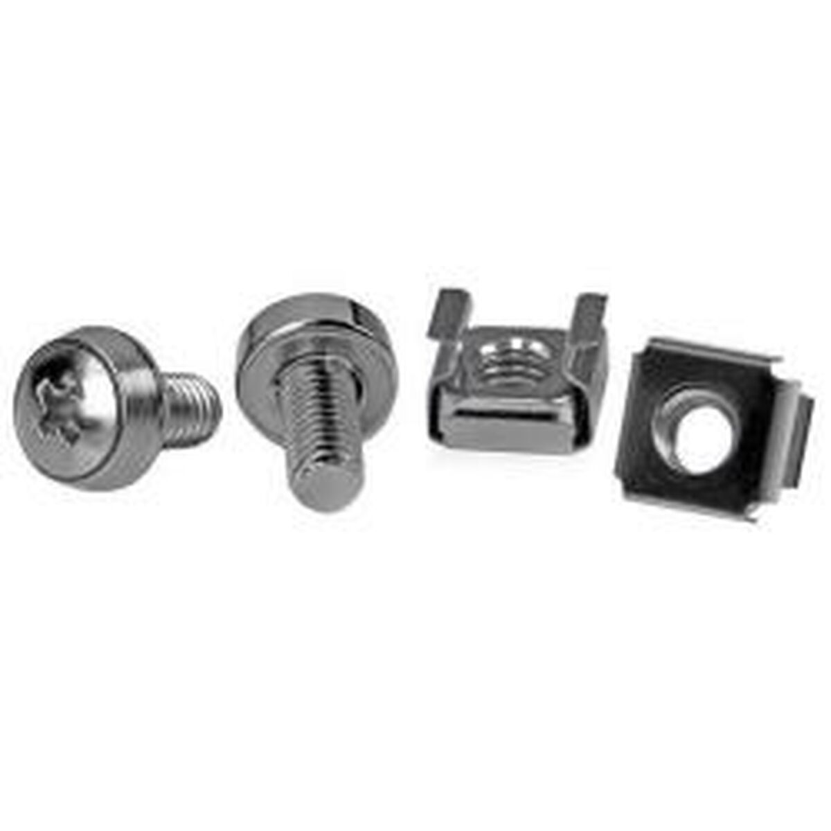 Afbeeldingen van Holder Startech CABSCREWM6 Silver Stainless steel (50 Units)