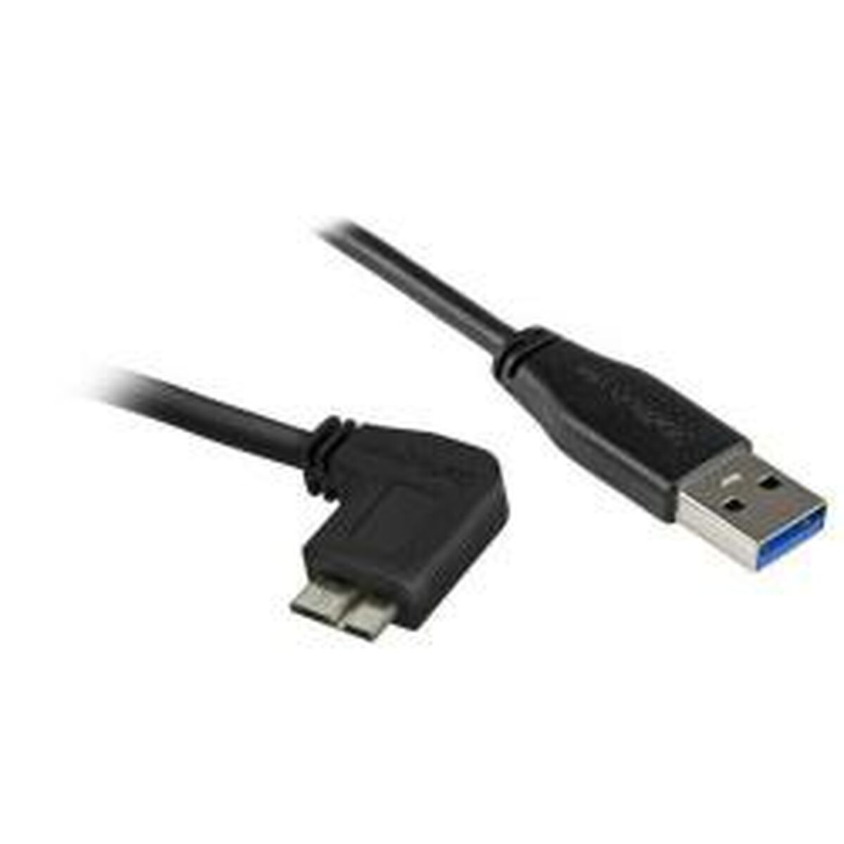Câble USB vers micro USB Startech USB3AU1MRS Noir