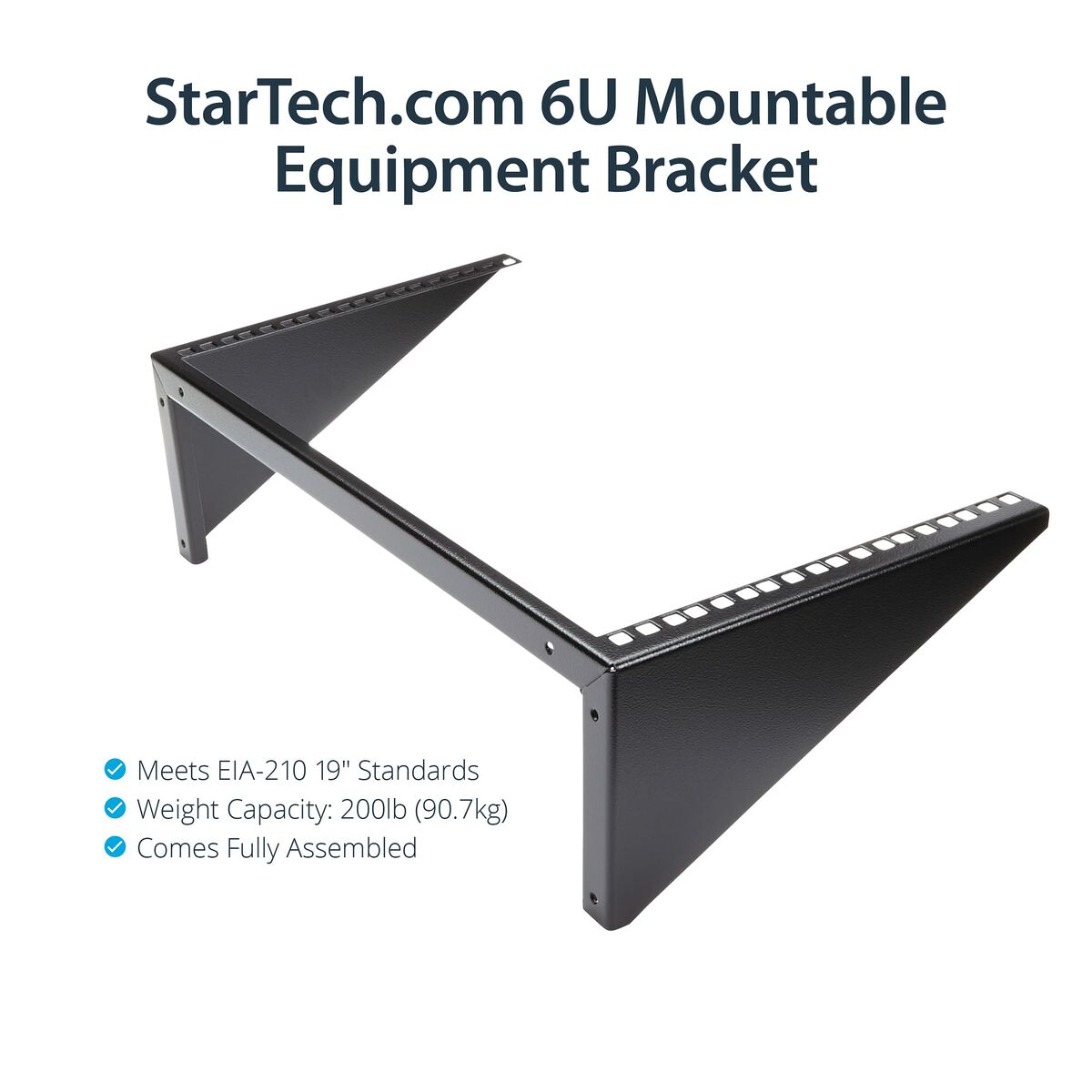 Holder Startech RK619WALLV Black Steel