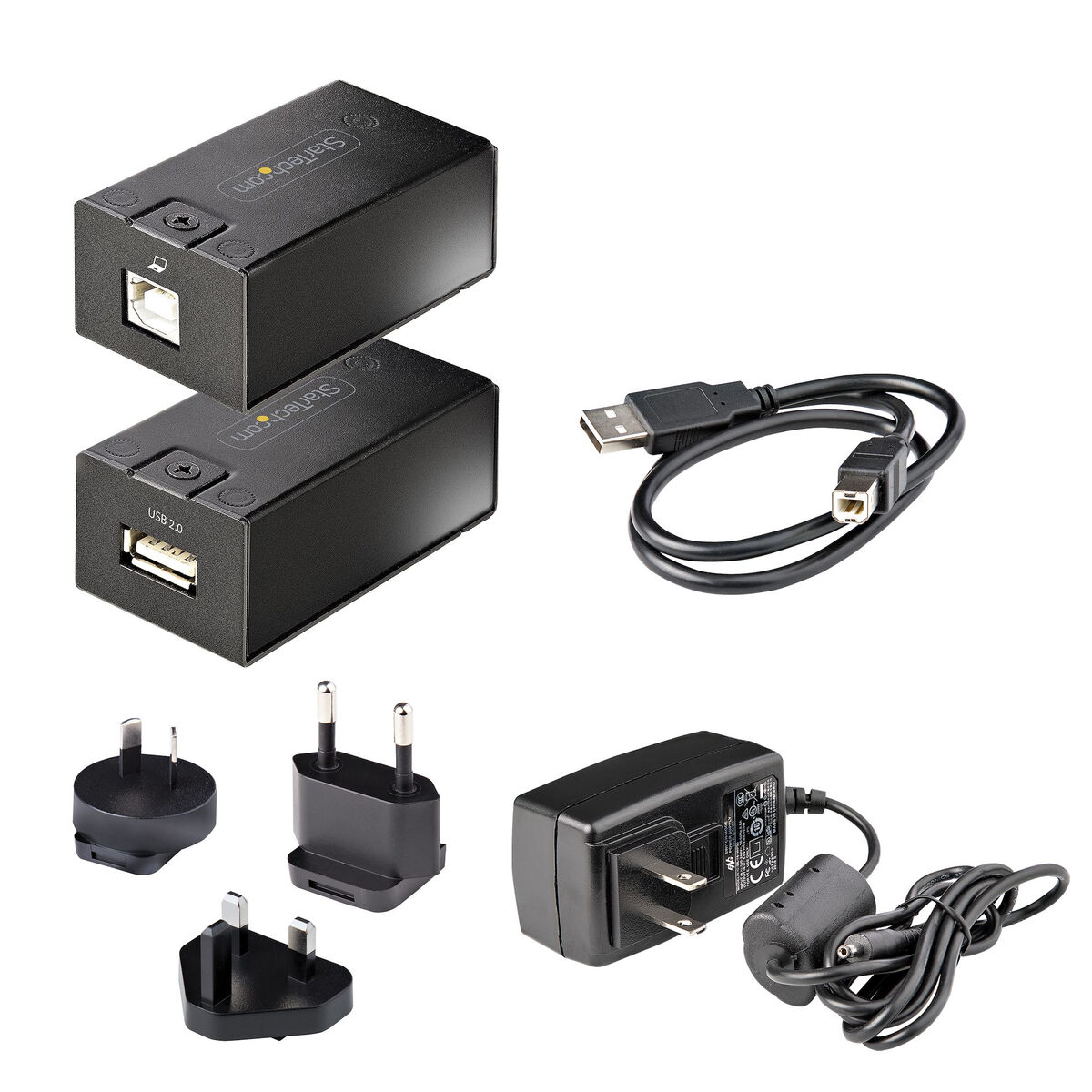 Picture of USB Hub Startech C15012-USB-EXTENDER Black 50 W