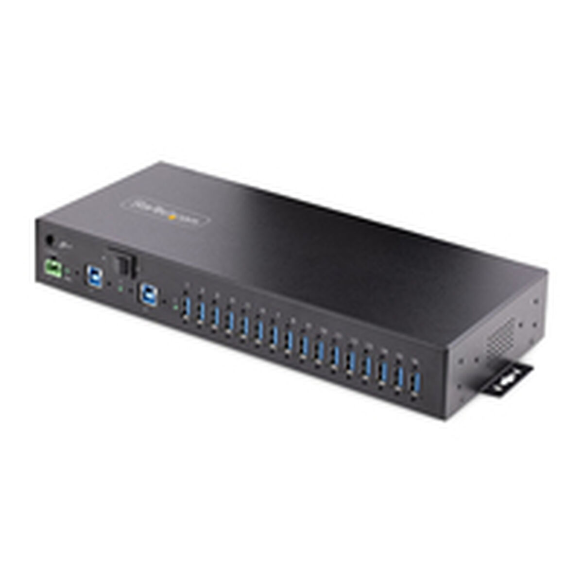 Afbeeldingen van USB Hub Startech Hub Ladrón USB 3.0 5Gb de 16 Puertos Industrial - Metal - Montaje en Rack/Superficie/DIN - Carga Compartida USB
