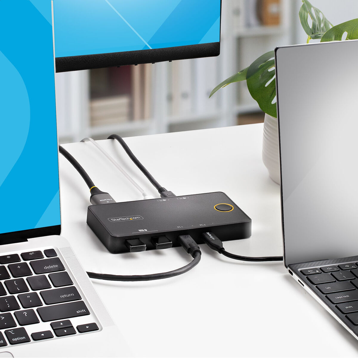Afbeeldingen van KVM switch Startech C2-H46-UC2-PD-KVM