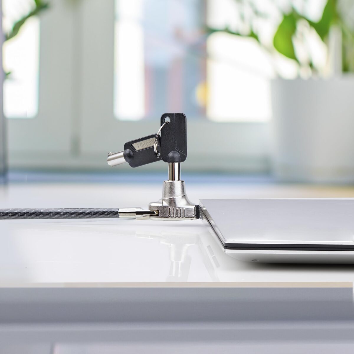 Bild von Cable with padlock Startech SNBLK-LAPTOP-LOCK 2 m