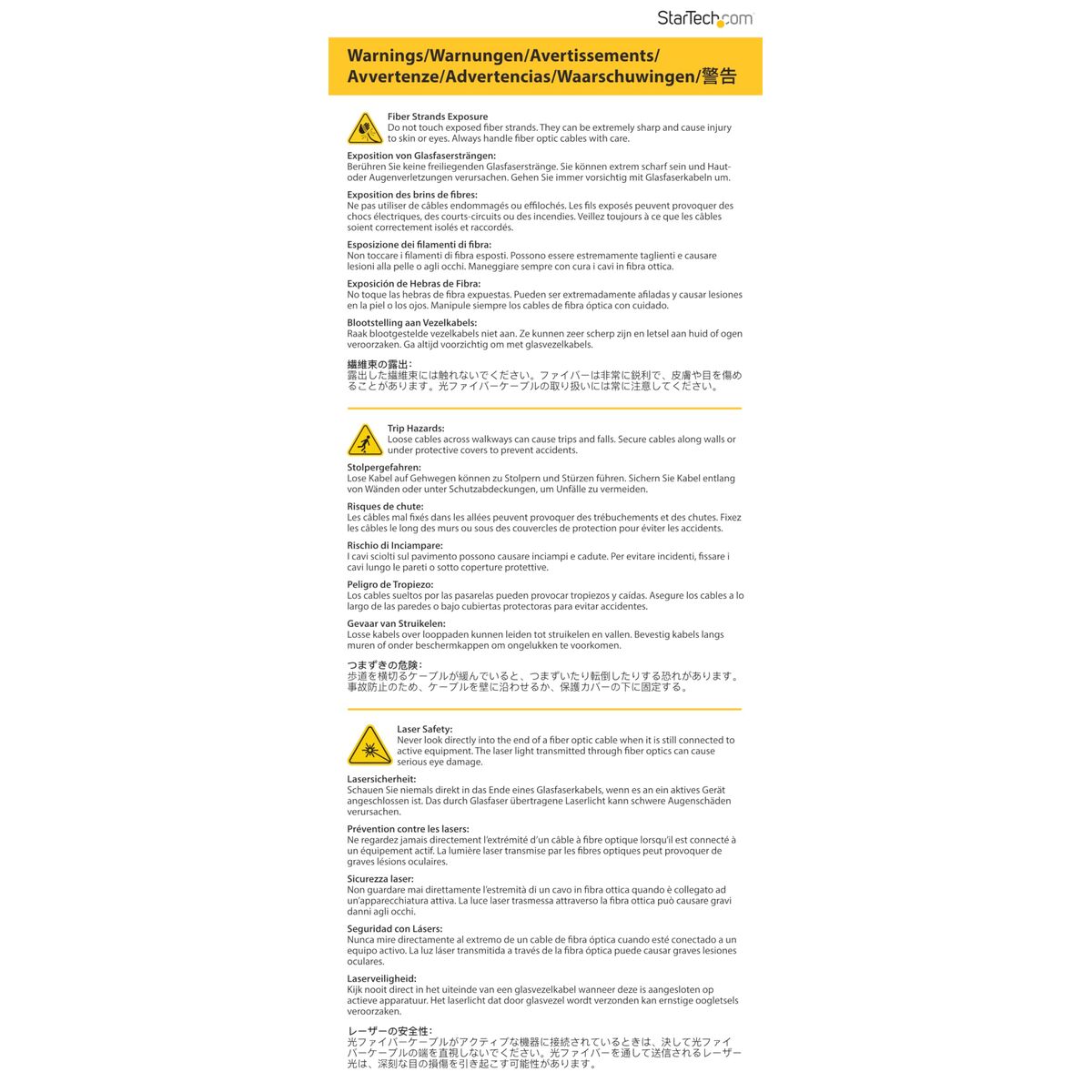 Bild von Cable with padlock Startech SNBLK-LAPTOP-LOCK 2 m