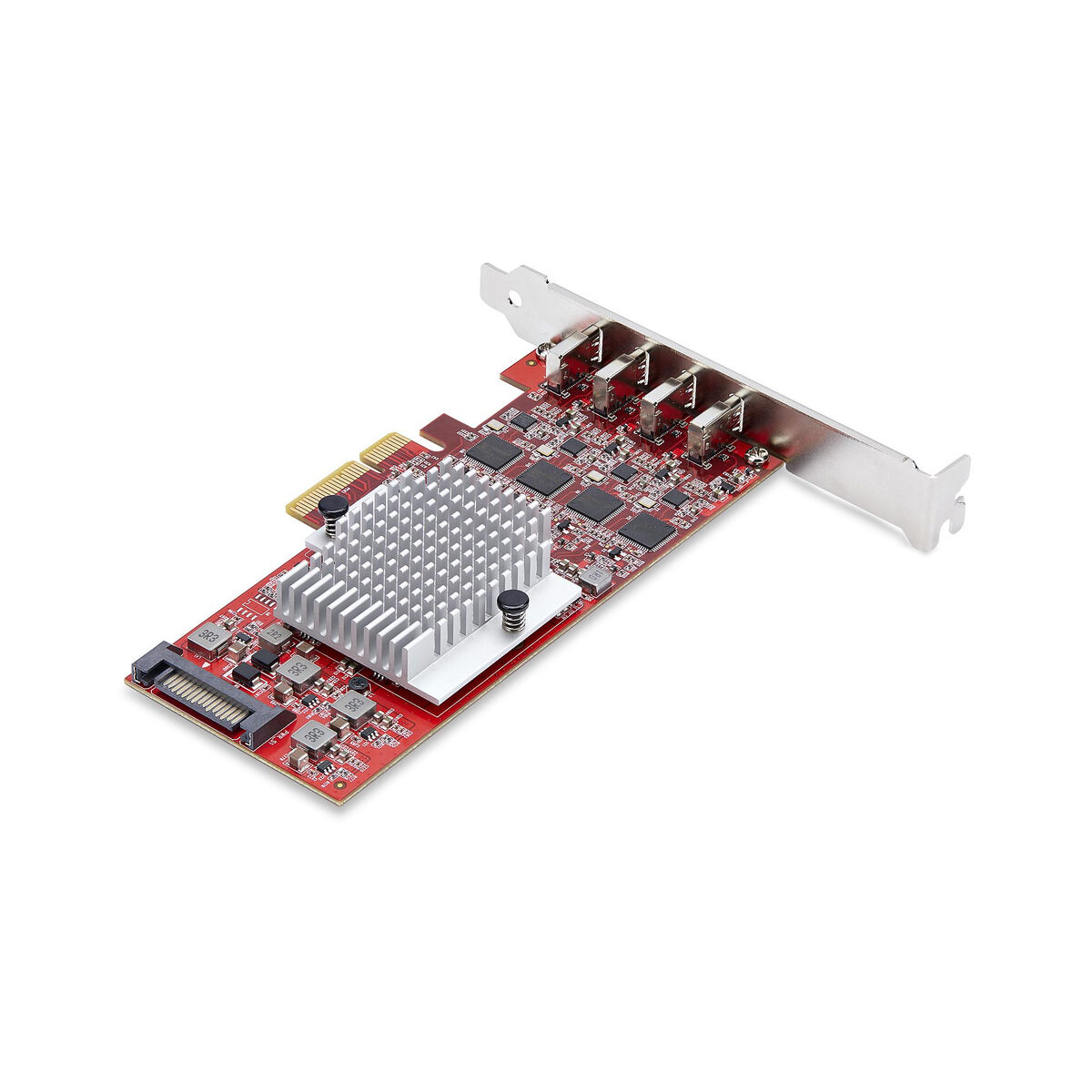 Image secondaire de Câble USB Startech P10Q4C-USB-CARD Rouge