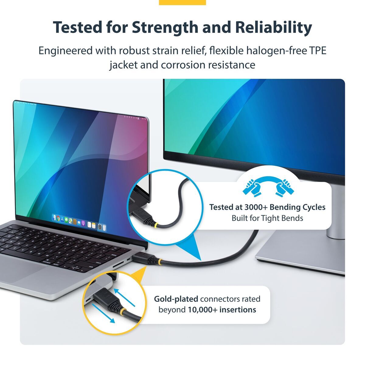 Image de Câble HDMI Startech HDMI21-CBL-8K60-50CM Noir