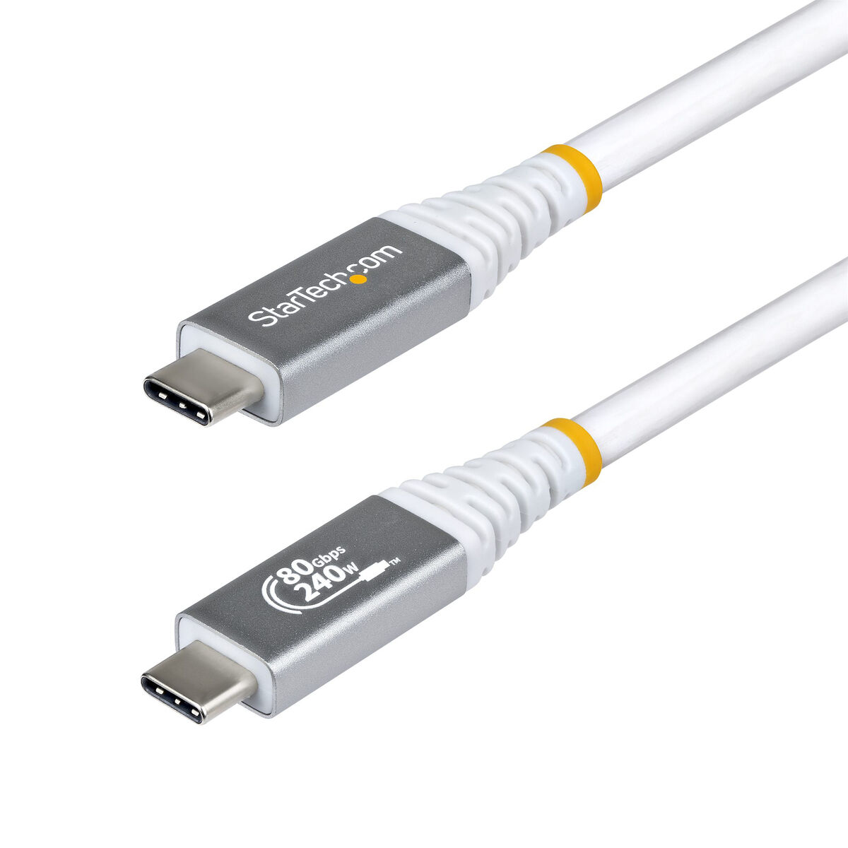 USB-kabel Startech CC150CM80GUSB4CABLEW Wit 1,5 m