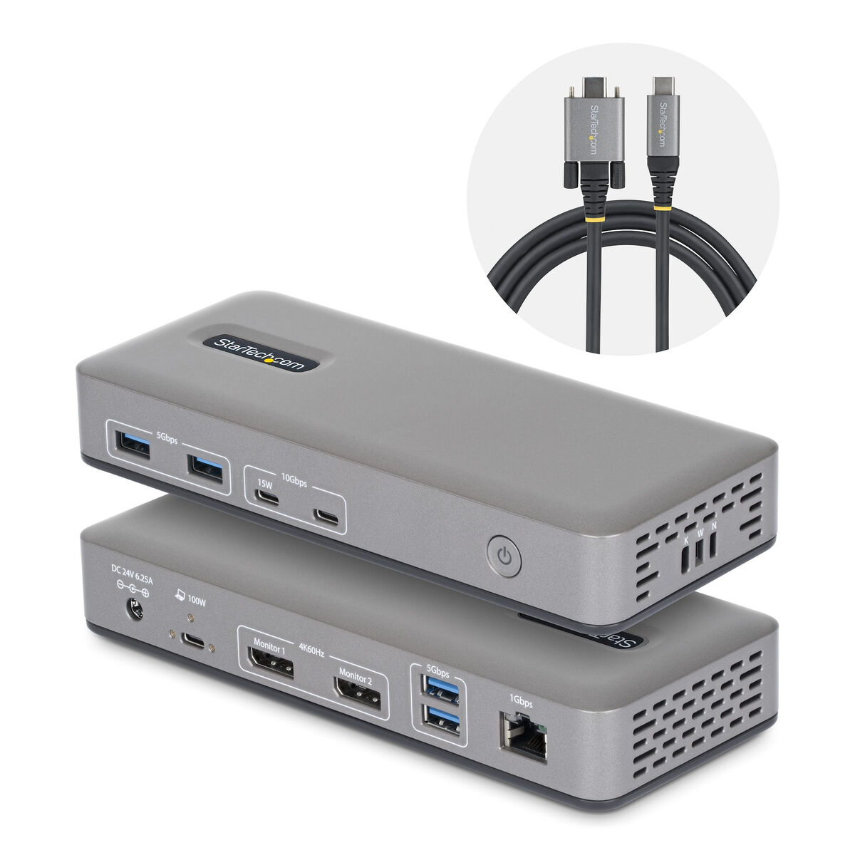 Bild von USB Hub Startech 201UE-USBC-DOCK Grey