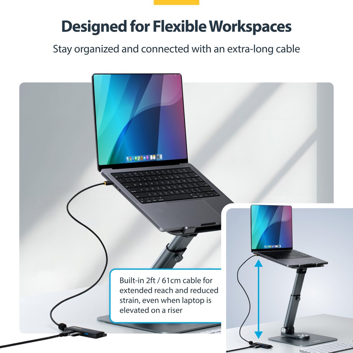 Picture of USB Hub Startech H5C4A-USB-HUB-2 Black