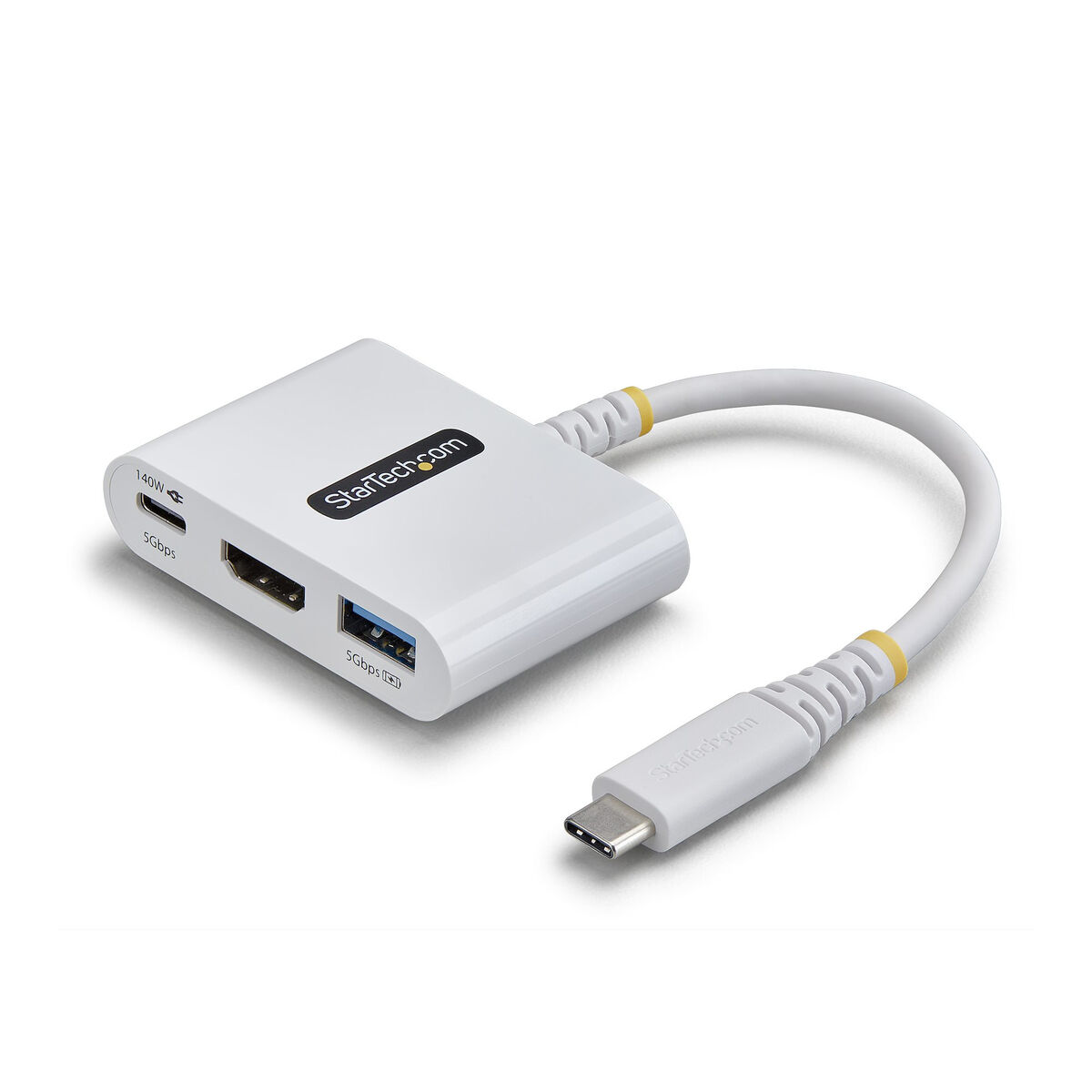 USB-kabel Startech 168W-USBC-MULTIPORT Wit