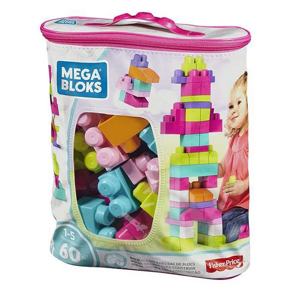 Blocs de construction Mega Mattel (60 pcs) Rose
