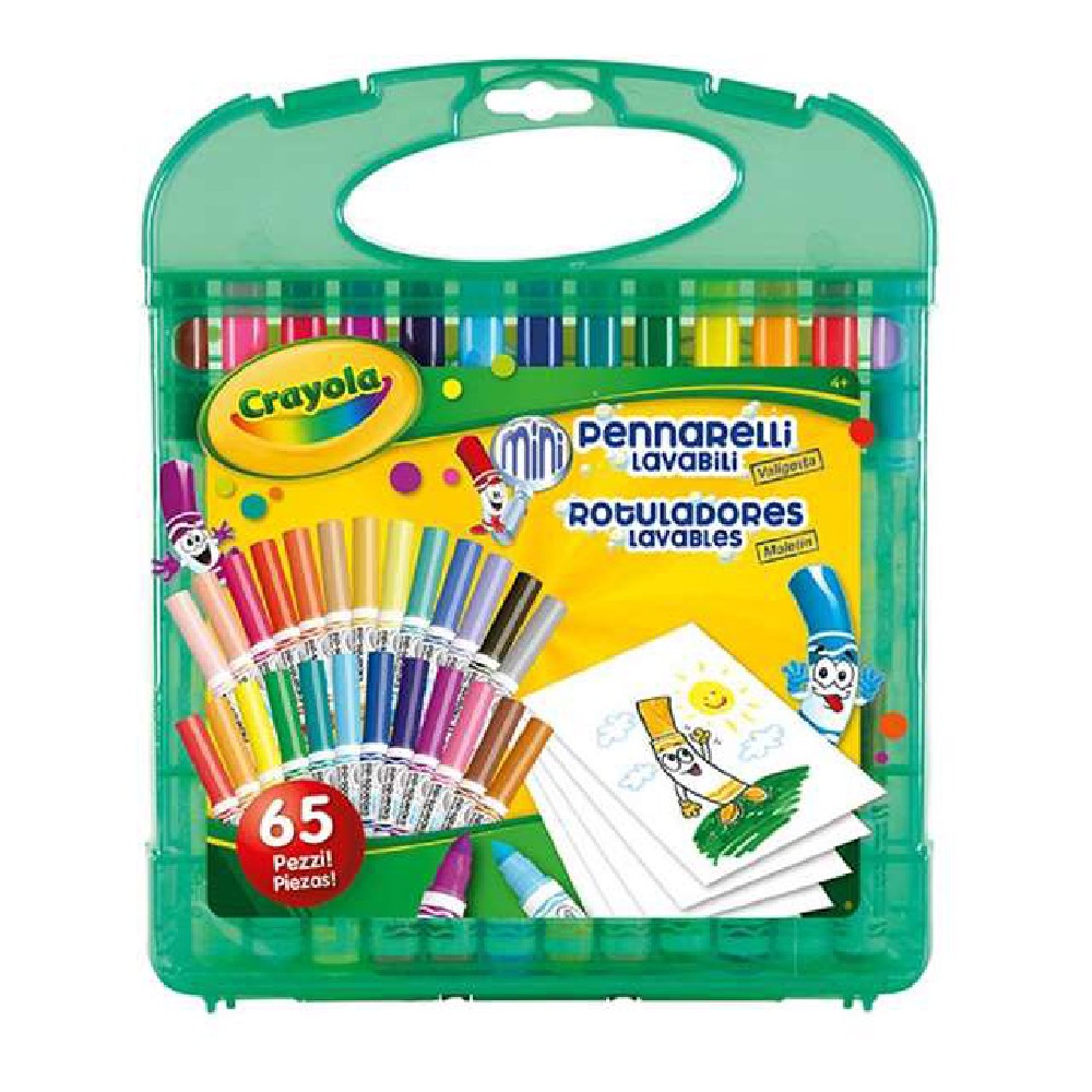 Set de Rotuladores Crayola Lavable (65 pcs)