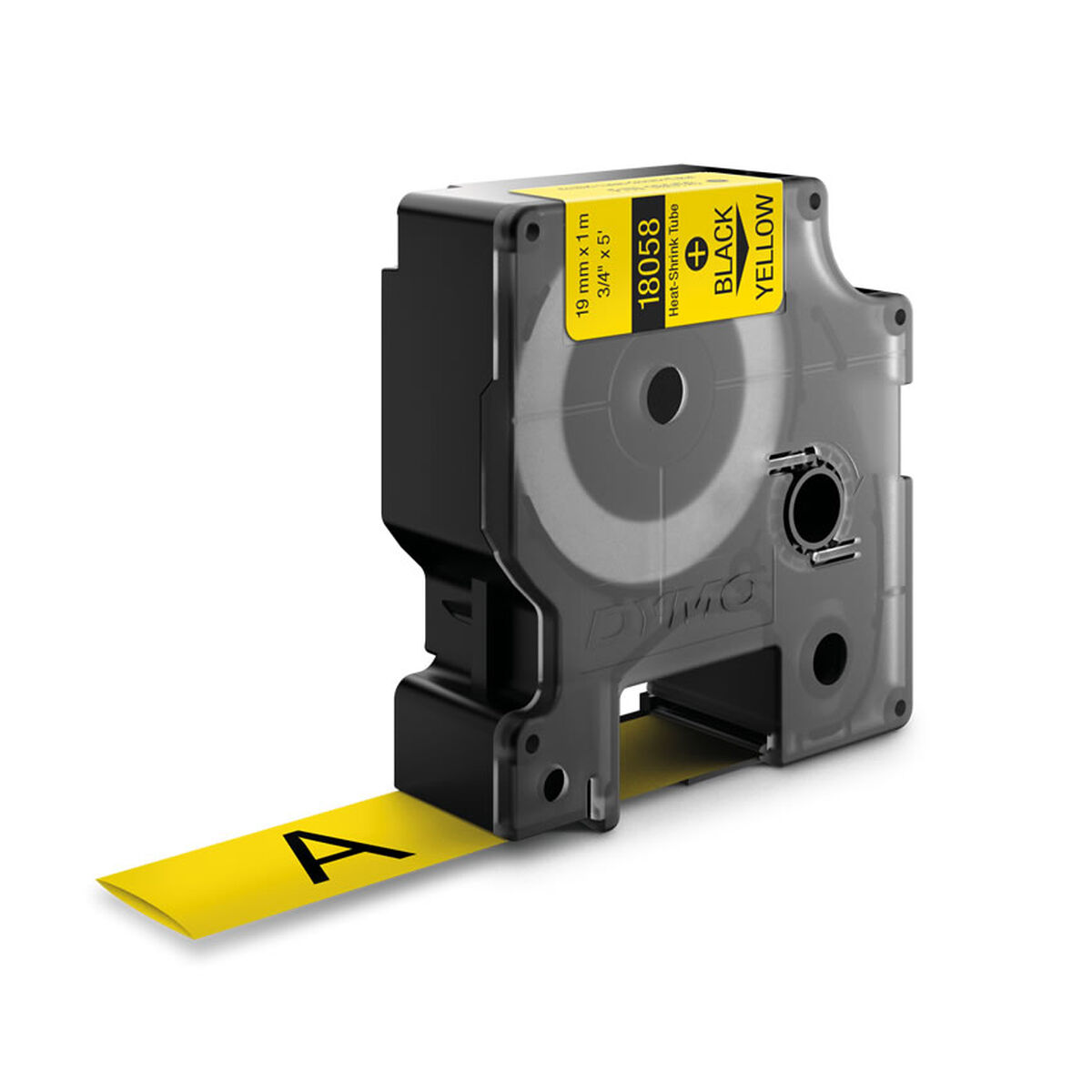 Afbeeldingen van Laminated Tape for Labelling Machines Dymo 18058 Multicolour Black/Yellow