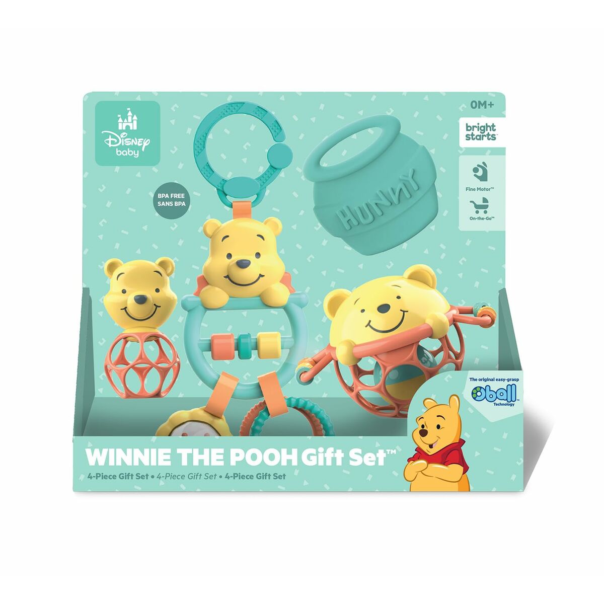 obrázok produktu Set of Toys for Babies Disney BABY WINNIE Multicolour 5 Pieces