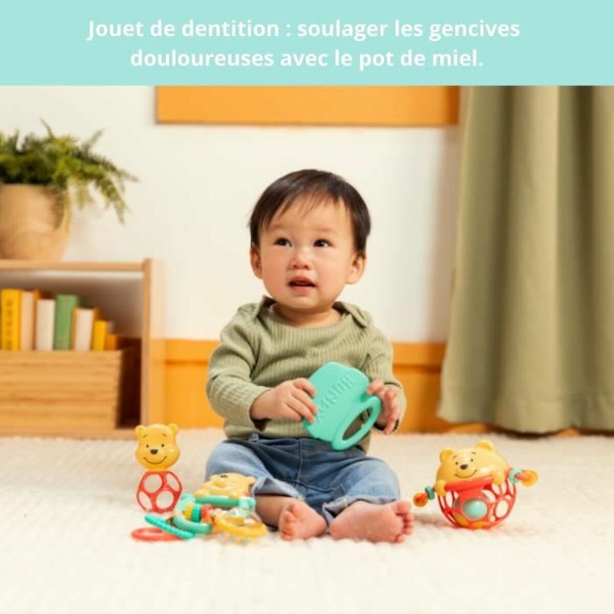 obrázok produktu Set of Toys for Babies Disney BABY WINNIE Multicolour 5 Pieces