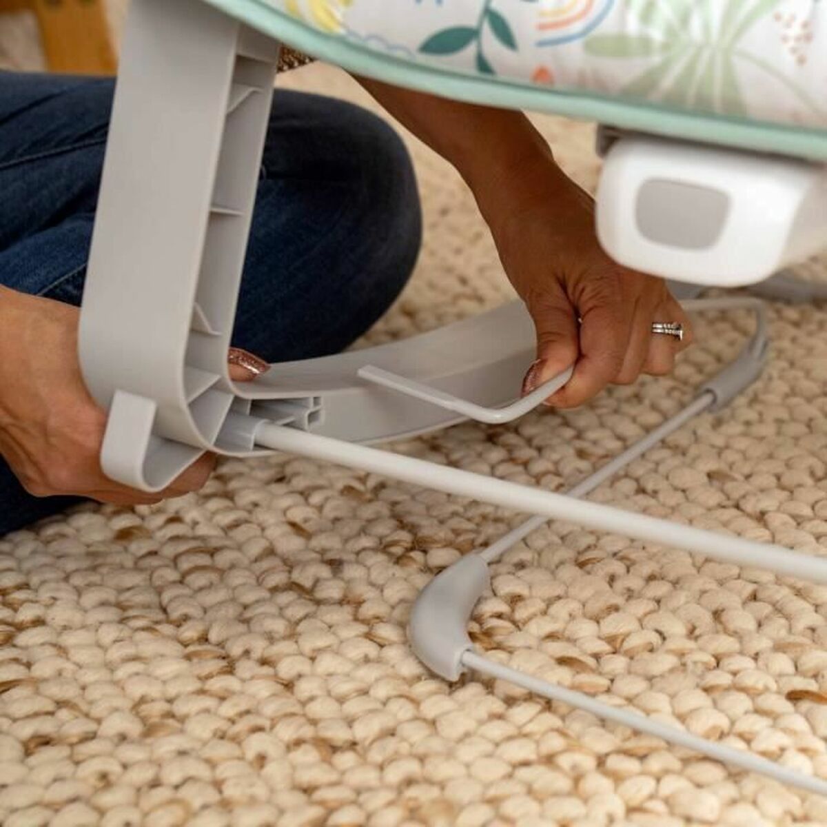 Baby Hangmat Ingenuity Groen Grijs