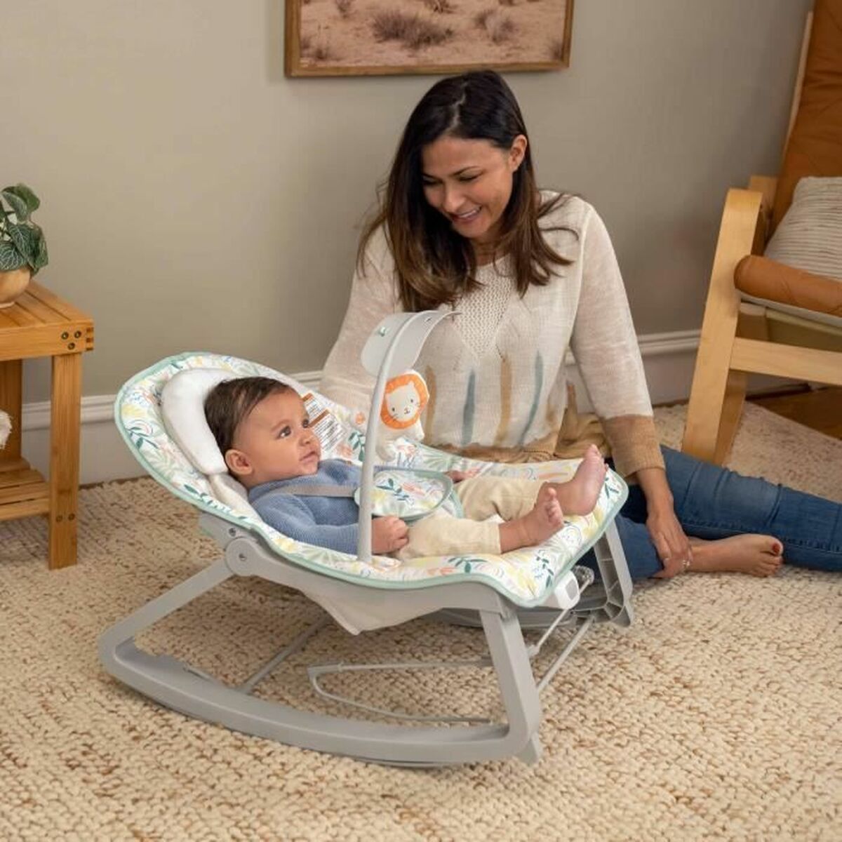 Baby Hangmat Ingenuity Groen Grijs