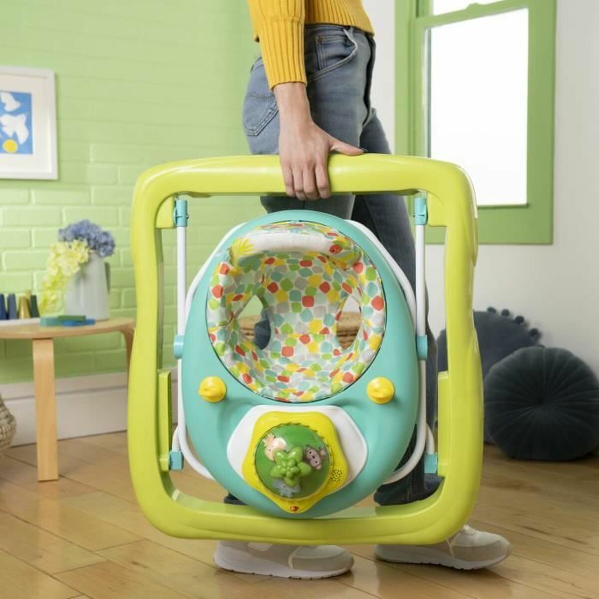 Looprek met wieltjes Bright Starts Multicolour dieren
