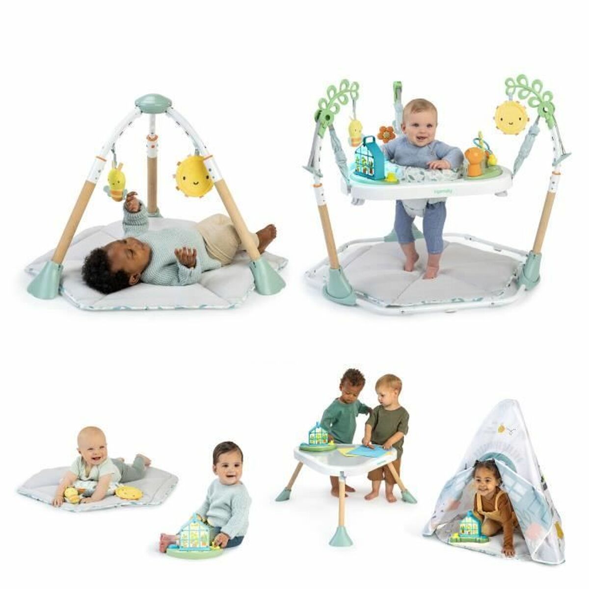 Image secondaire de Tapis de jeu Métal Tissu Plastique 6 Pièces