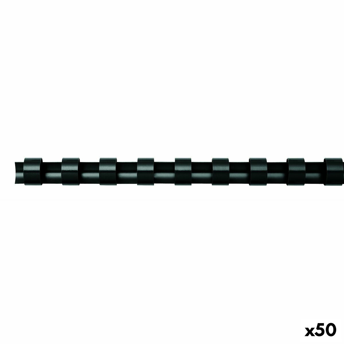 Spirales Fellowes 50 Unités reliure Noir 38 mm PVC