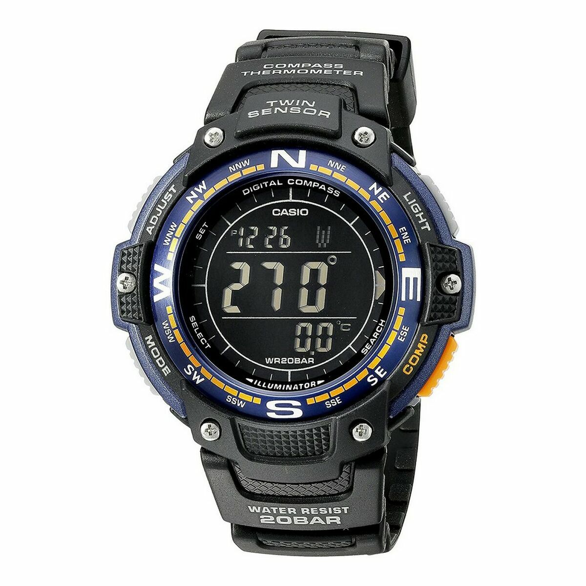 Мъжки часовник Casio SGW-100-2BCF (Ø 48 mm)