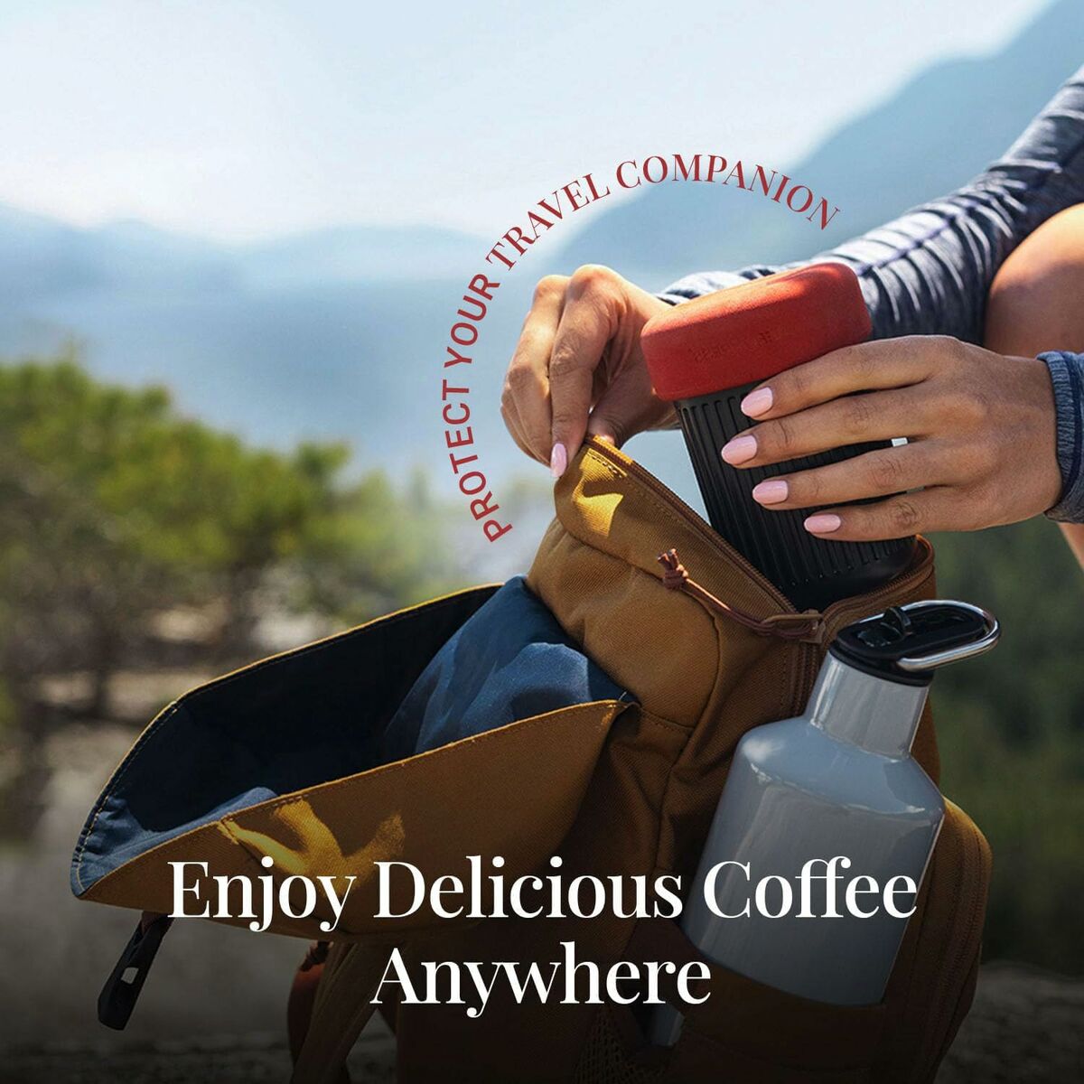 Portable Coffee Maker Aeropress Go Black 3 Cups, view 6