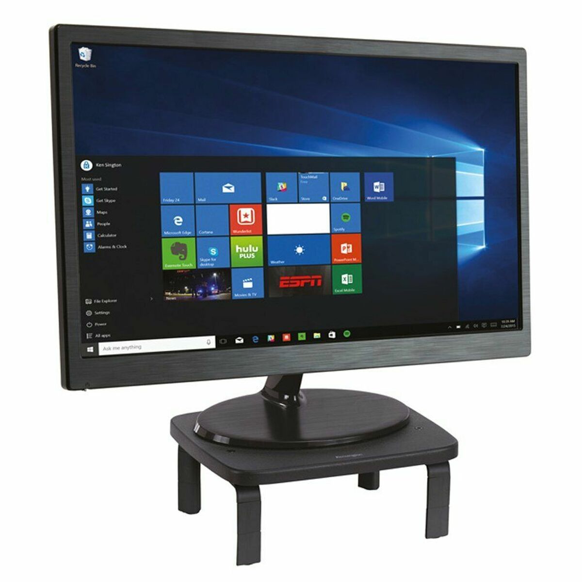Skærm bord støtte Kensington SmartFit® Monitor Stand — Black
