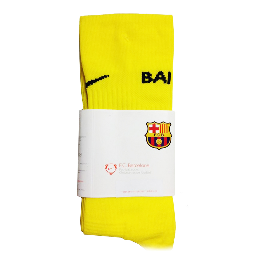 Adult's Football Socks Nike FCB Home Away Yellow
