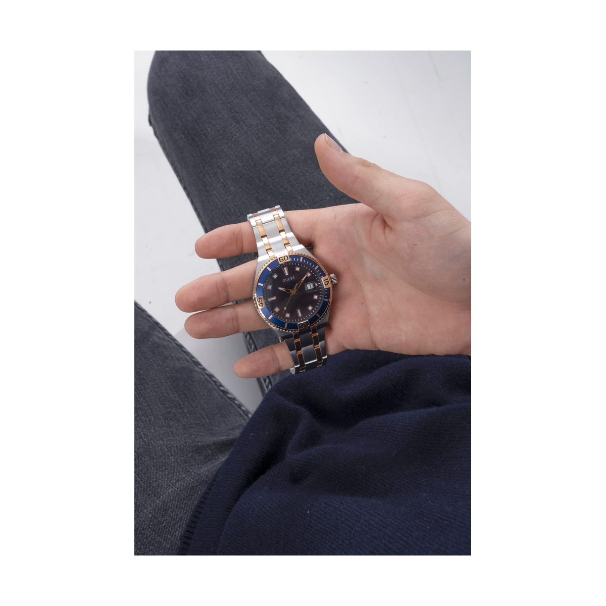 Zegarek Unisex Guess GW0330G3 (Ø 45 mm)