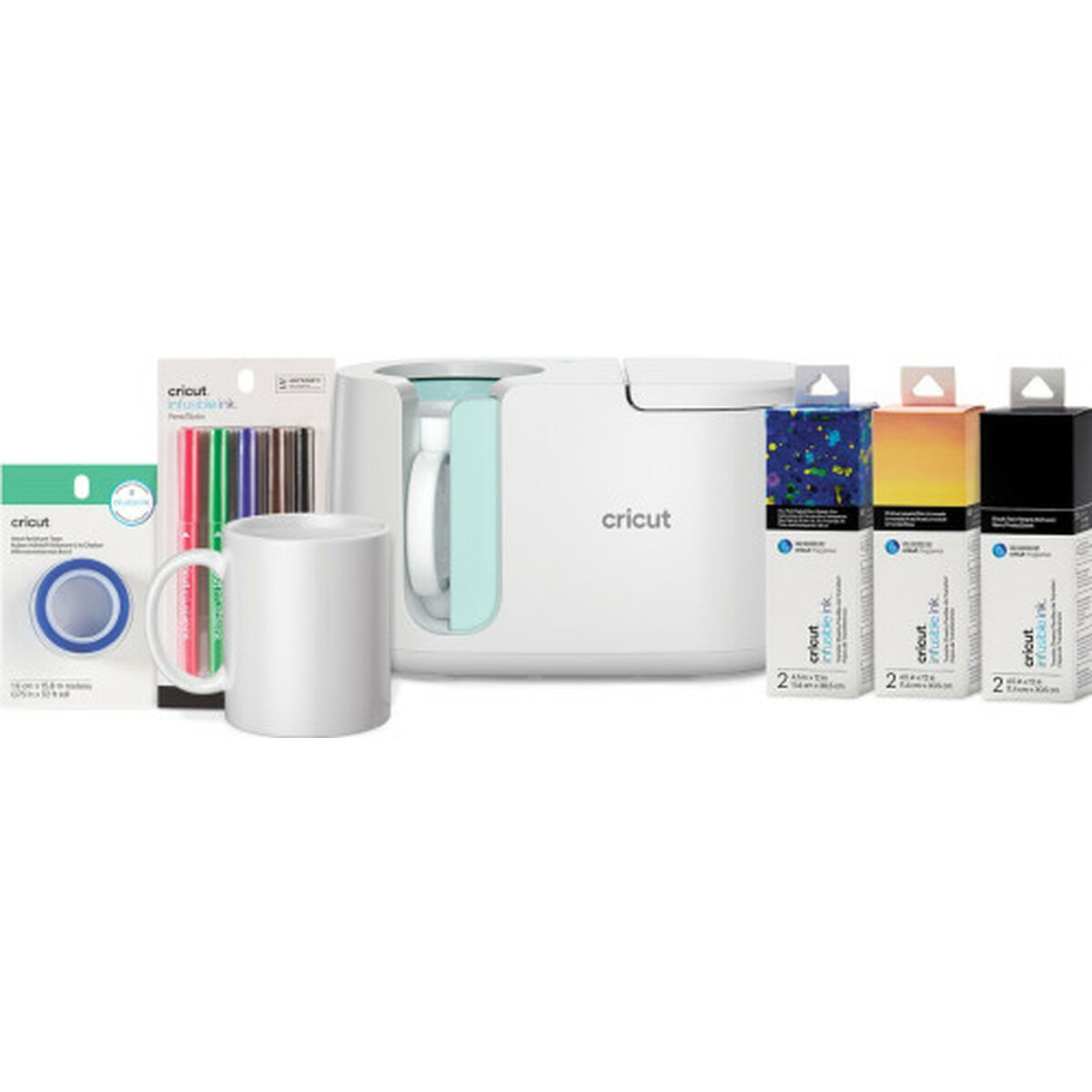 Picture of Piece Coffee Cup Set Cricut Transferpresse Mugpress