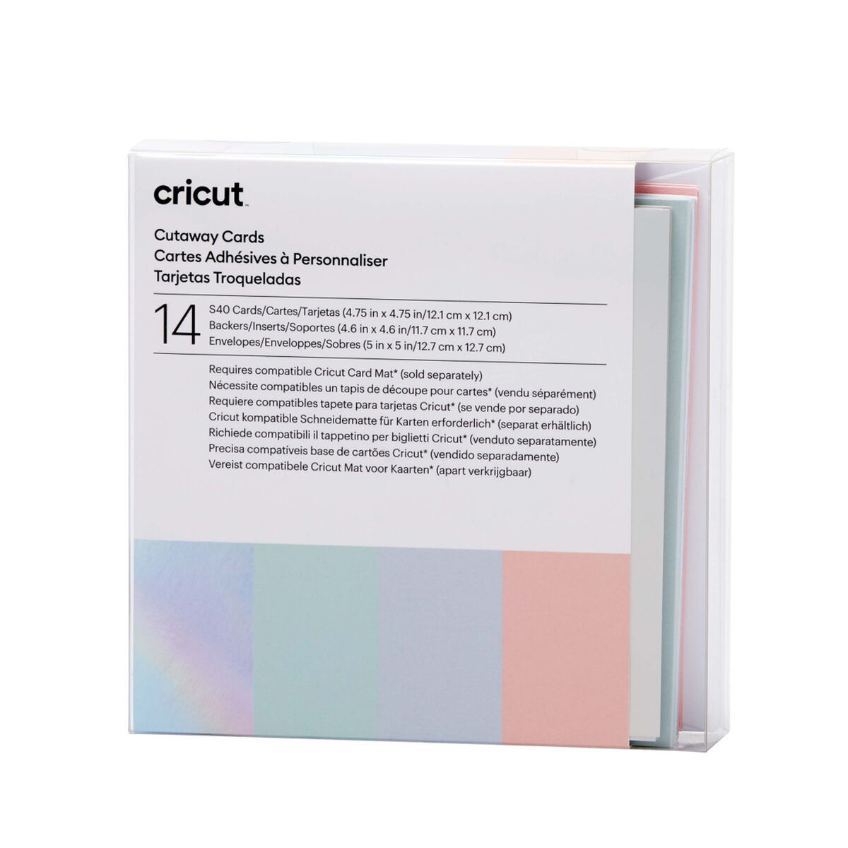 Cartes de découpe pour plotter de découpe Cricut S40 Gâteau (14 Unités)