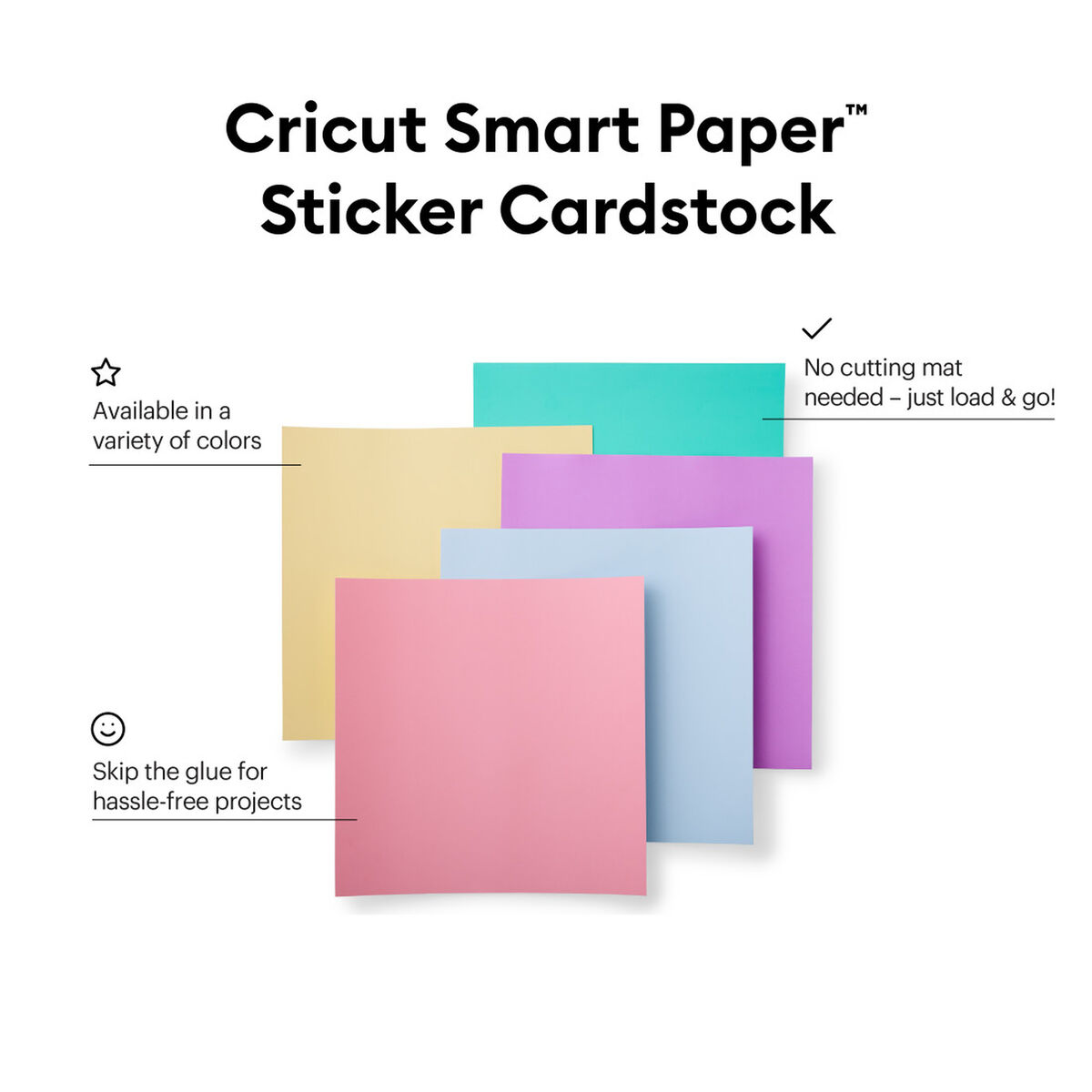 Image secondaire de Carton autocollant pour plotter de découpe Cricut Smrt Multicouleur (10 Unités)