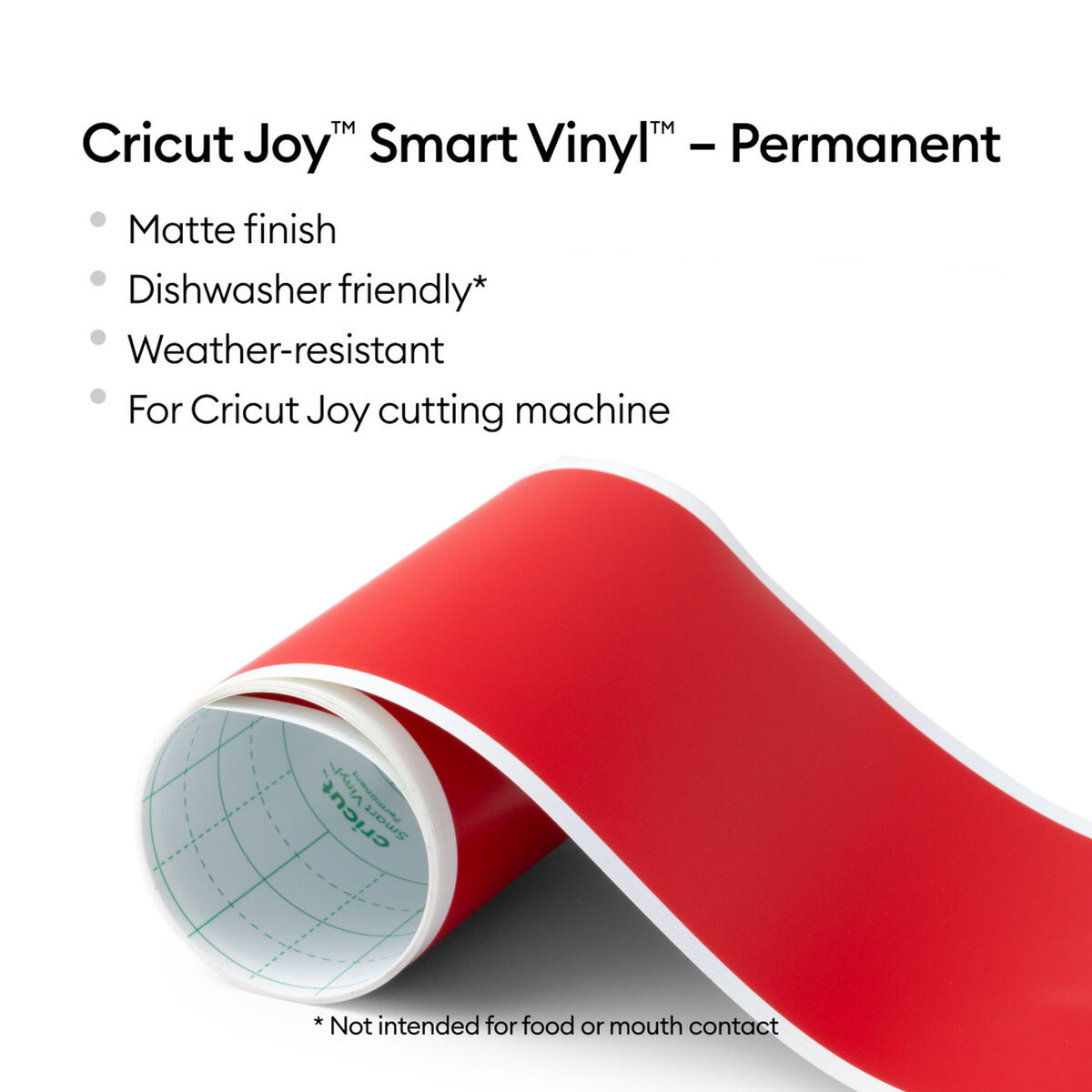 Image secondaire de Vinyle permanent pour plotter de découpe Cricut Joy Rouge