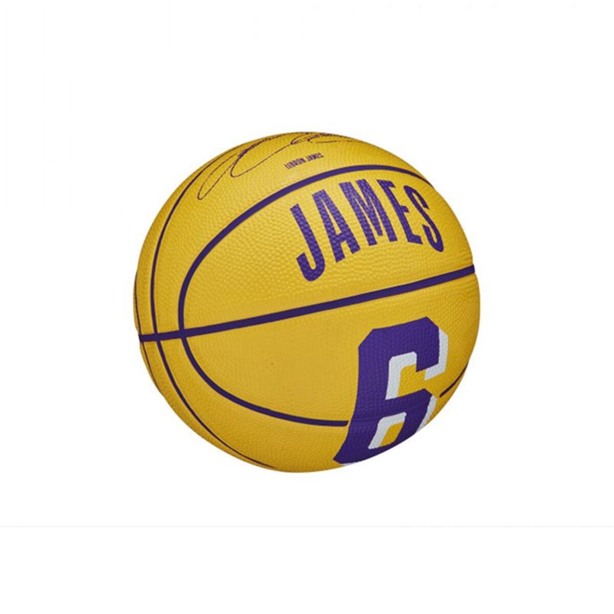 Basketball Ball Wilson Nba Player Icon Mini Lebron Purple (Size 3)