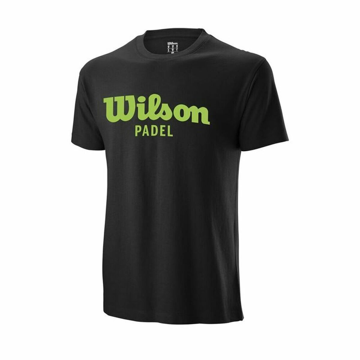 Heren-T-Shirt met Korte Mouwen Wilson Script Zwart