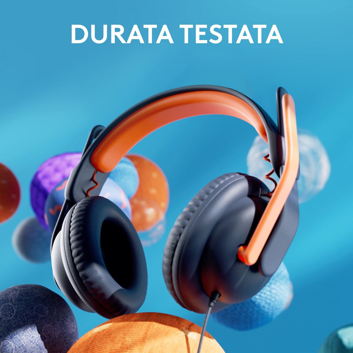 Picture of Headphones Logitech 981-001389 Blue Orange