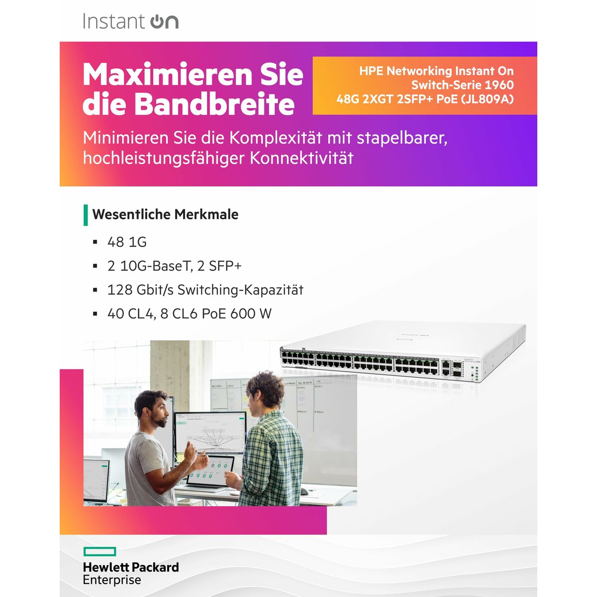 Picture of Switch Aruba JL809A 176 Gbit/s