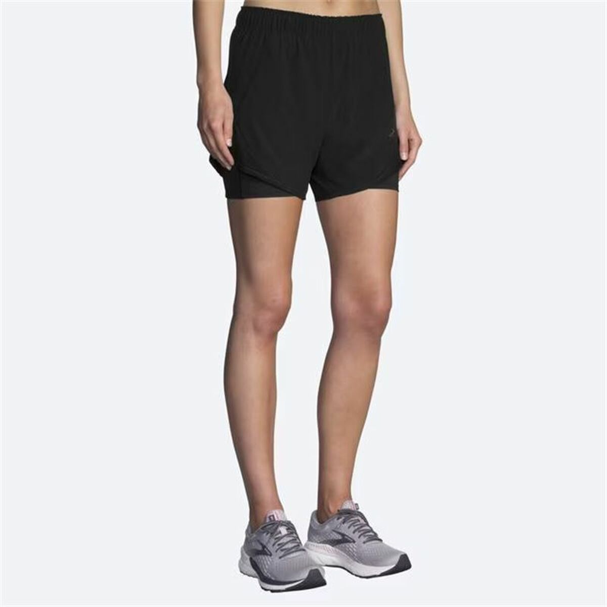 Sports Shorts for Women Brooks Chaser 5″ 2-in-1 Black