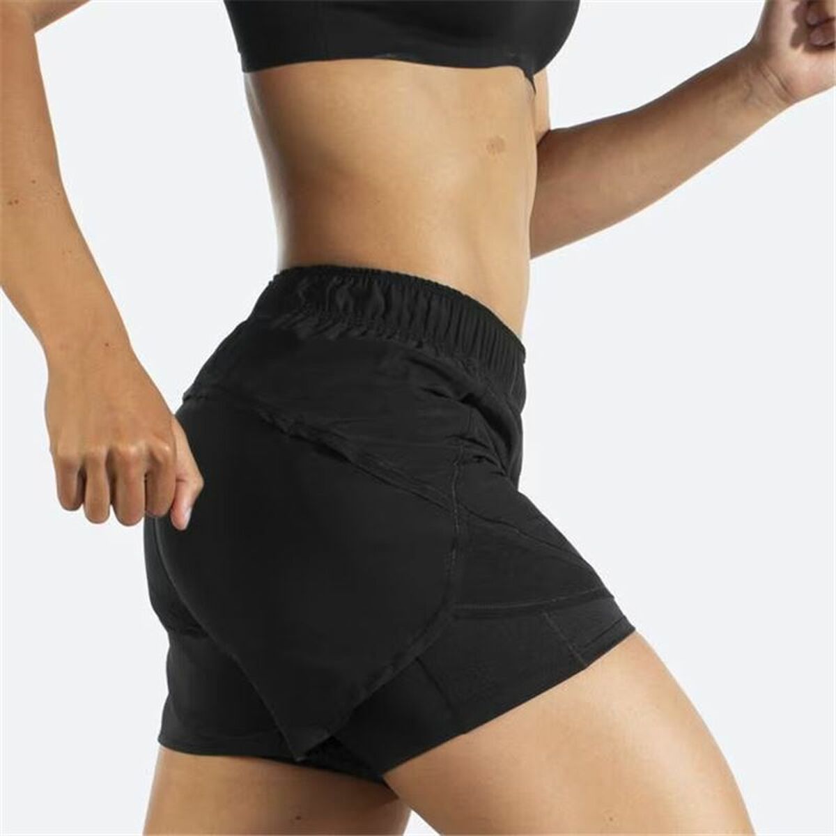 Sports Shorts for Women Brooks Chaser 5″ 2-in-1 Black