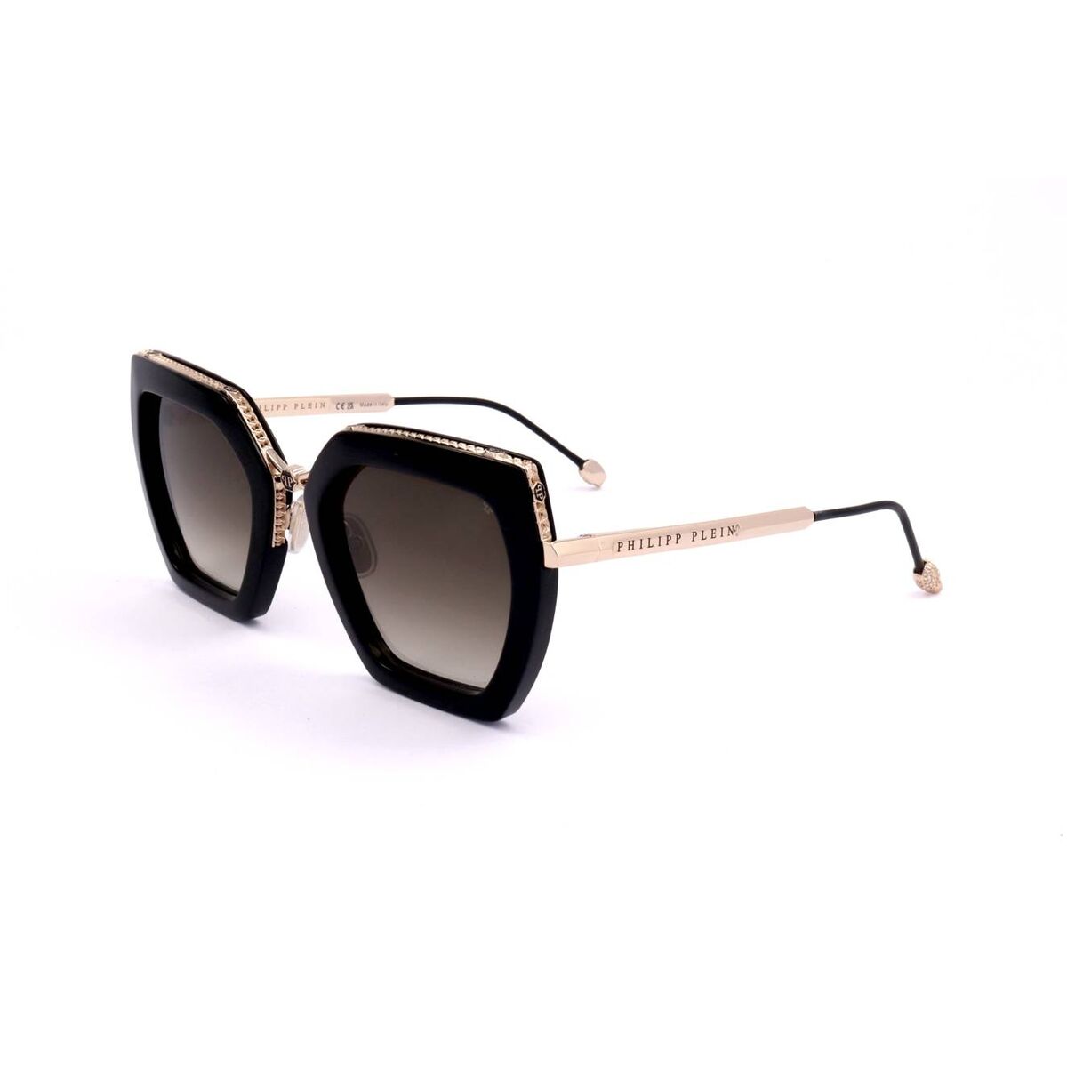 Lunettes de soleil Femme PHILIPP PLEIN SPP097S SHINY DARK BLACK