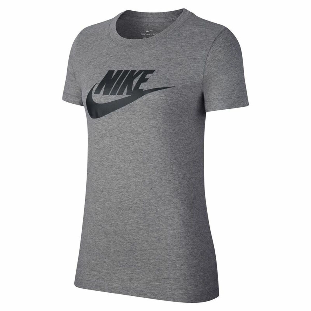 Dames-T-Shirt met Korte Mouwen Nike Donker grijs
