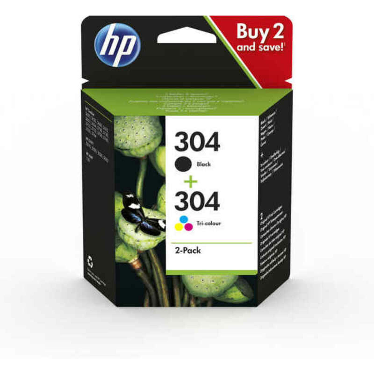 Picture of Original Ink Cartridge HP 3JB05AE Multicolour Black