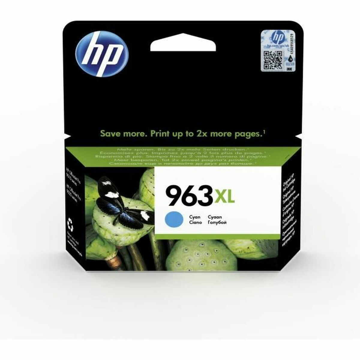 Image de Cartouche d'encre originale HP 963XL 22 ml-47 ml Cyan