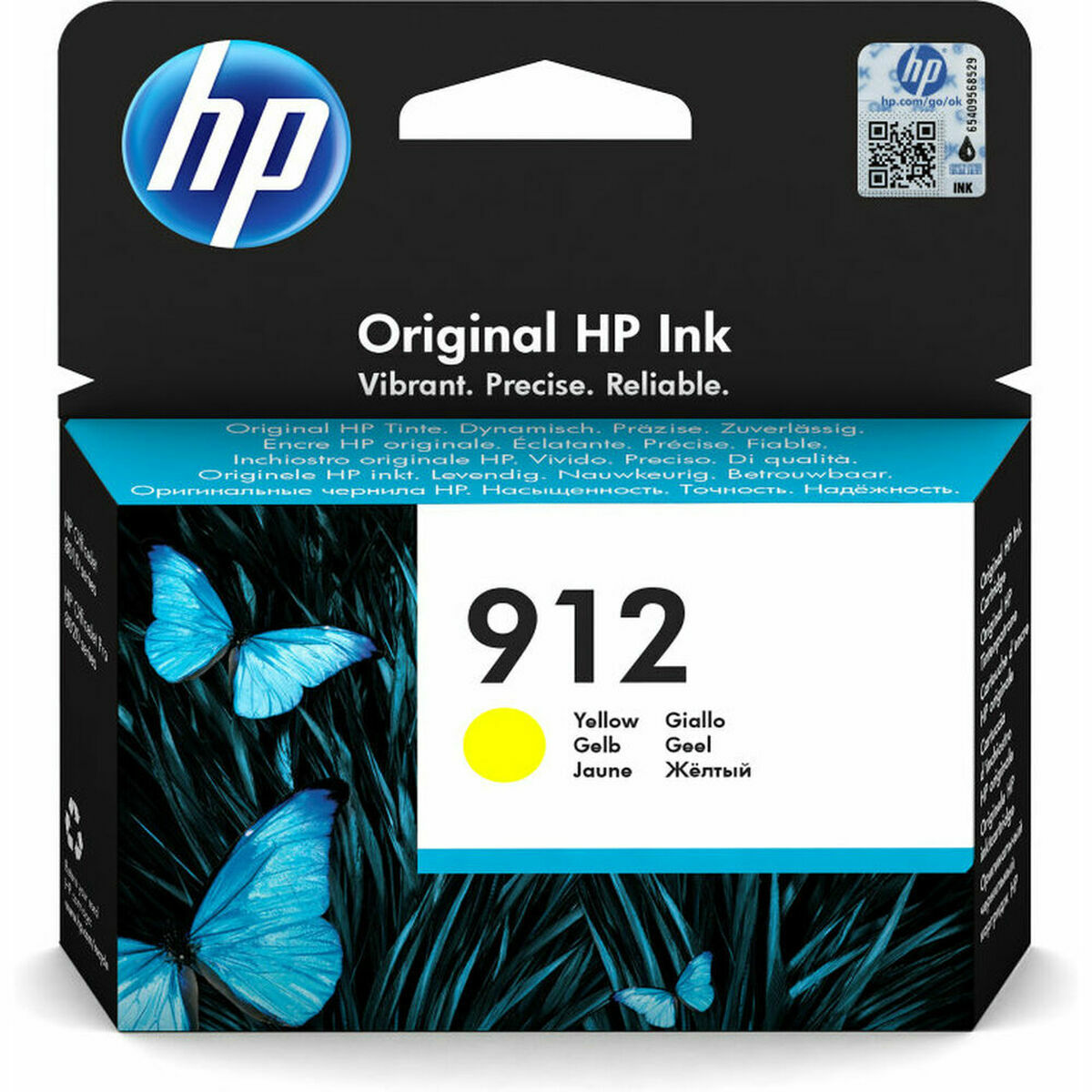 Afbeeldingen van Original Ink Cartridge HP 912 Yellow