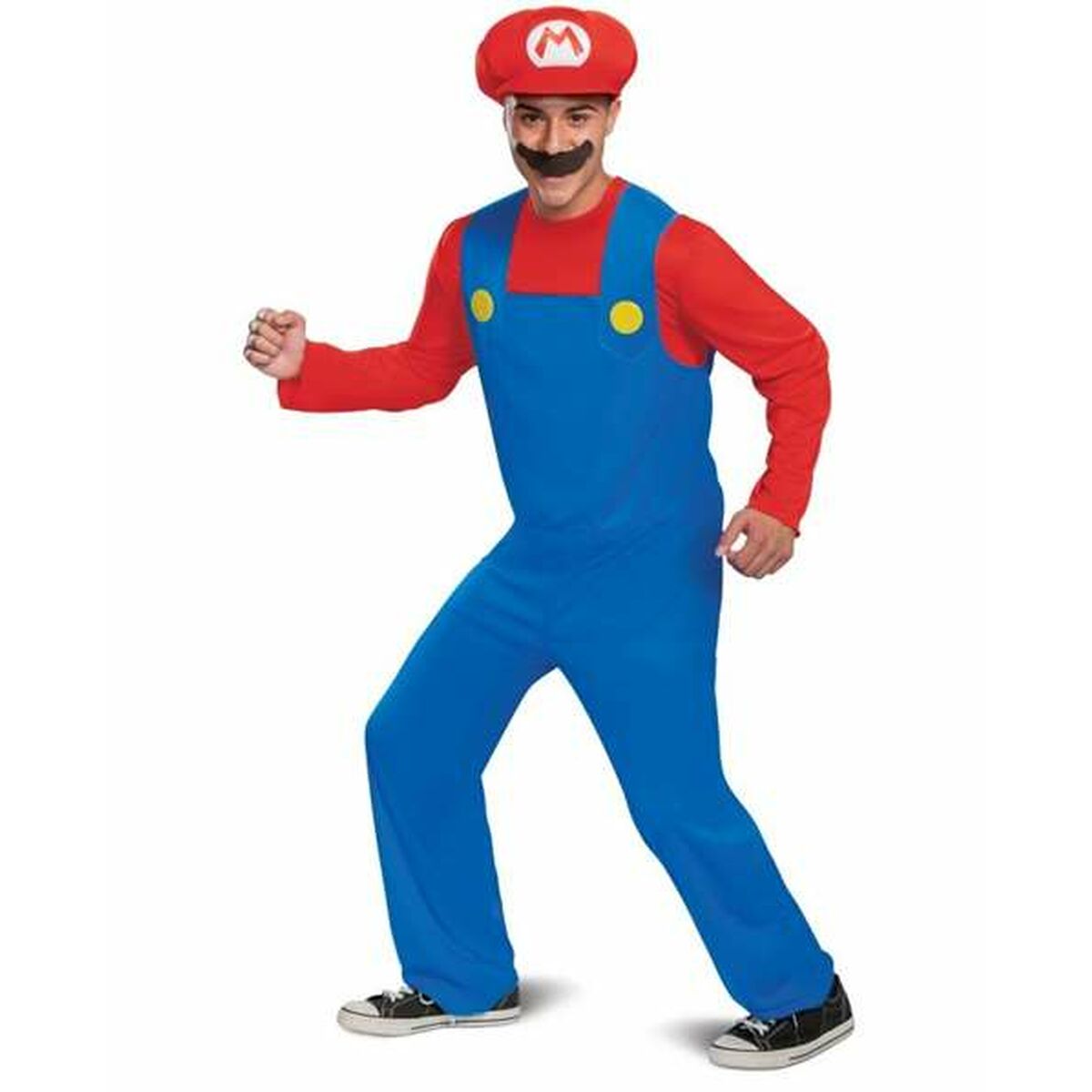 Kostume til voksne Super Mario Lux 3 Dele