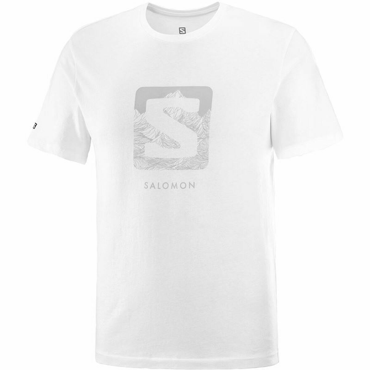 Short-sleeve Sports T-shirt Salomon  Outlife Logo White